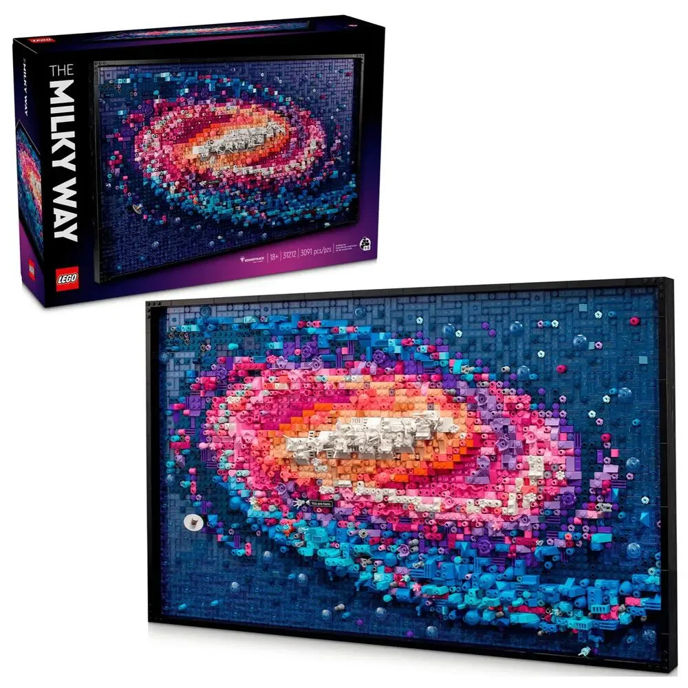LEGO Art Milky Way Galaxy 31212 w/Space Soundtrack 3D Wall Decor 3091 Pieces NEW
